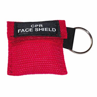 Livingstone Resus-o-mask Resuscitation CPR Face Shield, with CPR Guide and Key Ring, in Red Nylon Bag, Latex Free, 50/Carton (Deal)