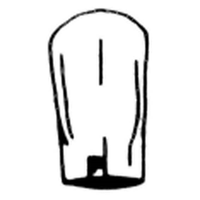 Caulk type crowns P6 loose Each