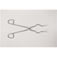 Livingstone Mild Steel Crucible Tong, 24.5 cm, Weight 90 grams, Chrome Colour, Each Each