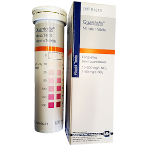 Nitrate/Nitrite Test Strips (0-500Mg/L No3; 0-80Mg/L No2), 100 Test Strips/Box Box