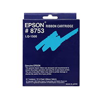 EPSON RIBBON 8753 LQ1500 NYLONBLACK EACH Each