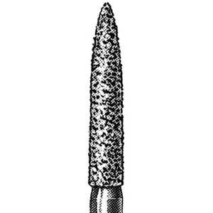 Ad Diamond Burs, Flame, ISO 249504 #16, Right Angle, Extra Fine, Each (E6SF) Each