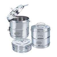Dressing Drum for ATCLV2100, Slotted Belt with Clamp, Perforated, Diameter: 150mm (6") x Height: 150mm (6"), Stainless Steel, Each Each