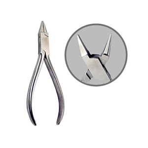 ORTHODONTIC PLIERS FLAT NOSE WITH EYES Each