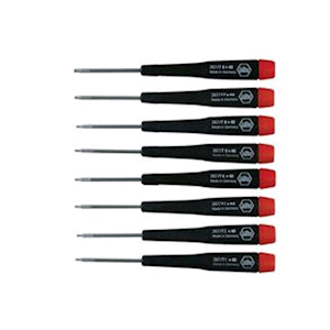 WIHA Torx Precision Screwdriver, 8 Pieces Set/Bag Box