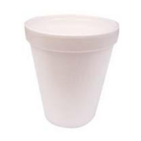 Universal Foam Cups, 8oz or 237ml, Plain, White, Loose Loose