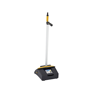 Oates Platinum Lobby Pan and Broom Set, 920 x 290 x 40mm, Yellow, Each Each