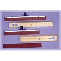 Oates Biodegradable Wooden Squeegee Head Only, 600mm, Red Rubber, Each Each