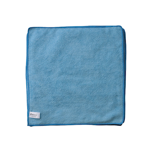 Oates Value Microfibre All Purpose Cloth, 40 x 40cm, Blue, 60 Pieces/Case Carton