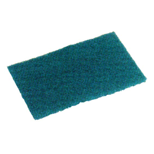 Oates Industrial Scourer Pads, No. 100, 15 x 10cm, Nylon, Green, 10/Pack Pack