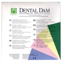HYGIENIC RUBBER DAM DARK HVY 5x5in 52/PK Pack