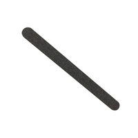 Sofeel Nail File, Emery Board, Grit: 100/120, 150 x 15 x 1.5mm, Black, 12/Pack Pack
