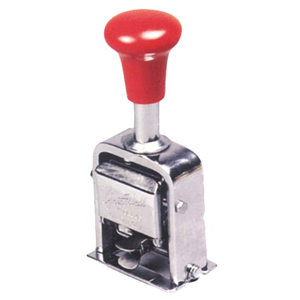 Esselte Great Wall Number Stamp Machine, 6 Wheels, 9 Actions, Each Each