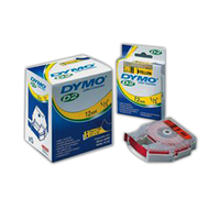 DYMO TAPE 9000/6000 12MM X 10M RED EACH Each
