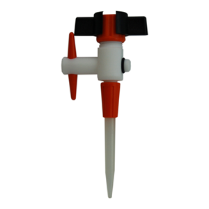 Teflon Stopcock AND Recyclable Polypropylene Tip for burette Each