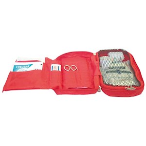 Livingstone Hiking First Aid Kit, Complete Set In Red Nylon Pouch Each