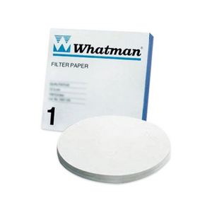 Whatmann Filter Paper, Qualitative, Circles, Medium/Fast Speed, Grade 1, Diameter: 42.5mm, Ash pct: 0.06, 11 um, Thickness: 0.18mm, 100/Pack Pack