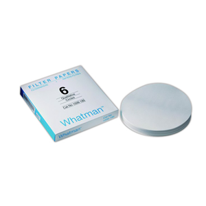 Whatman Filter Paper, Qualitative, Creped, Grade 91, Wet Strengthened Cellulose, 150mm Dia, 10um Pore Size, Biodegradable, 1000/Pack