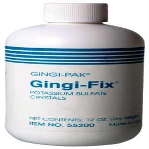 GINGIFIX POT. SULPHATE CHRYSTAL 12oz/BTL Bottle