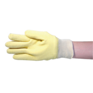 Excelsafe Freezer or Working Gloves, Yellow Latex Coated, Waterproof, One-Size, Short Cuff, 27 cm, Pair Pair