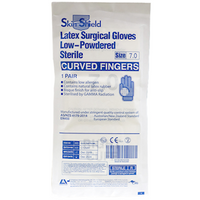 Out of Date, Latex Surgical Gloves, Low Powder, Sterile, Size 7.0, 1 Pair, Big Discount, While Stocks last