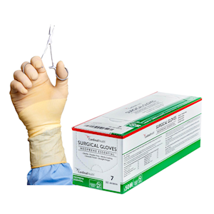 Protexis Neoprene Essential Surgical Gloves, Powder Free, Non-Latex, Sterile, Size 7.0, 50 Pairs/Box Box