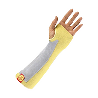 Honeywell Aracut Arm Protector Sleeve, 36cm, 2-Ply, Cut Resistant, Heat Resistant, Thumb Slot Leather Patch, Ambidextrous, Each Each
