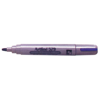 Artline 579 Whiteboard Marker, Chisel Point, 5mm, Blue, Each Loose