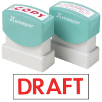 XSTAMPER 1068 DRAFT RED EACH Each