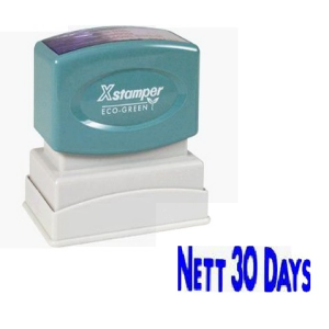 XSTAMPER 1164 NETT 30 DAYS BLUE EACH Each