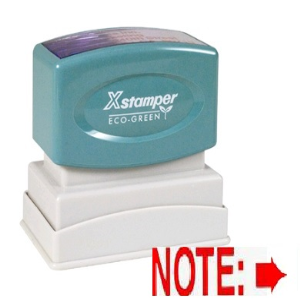 XSTAMPER 1556 NOTE RED EACH Each