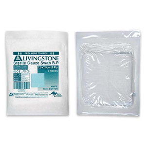 Livingstone Gauze Swabs Sterile