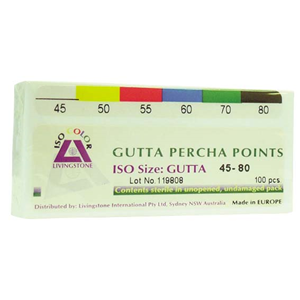 Livingstone IsoColour Gutta Percha Points