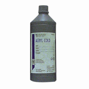 NEW ZAHN ACRYLICS COLD CURE LIQUID 1 LTR (VXCCL100) Each