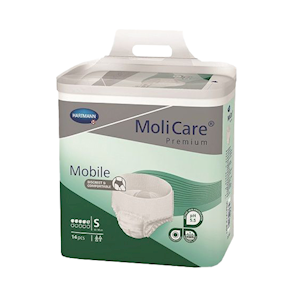 Hartmann Molicare Premium Mobile 5 Drops, 60 - 90cm, 941ml, Small, Pull Up, Unisex, 14/Pack Pack