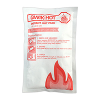 Out of Date,Qwik-Hot Instant Hot Pack w/ Nonwoven Cover,22x14cm,Each, Original Unopened Condition, Price Discounted, While Stocks last Each