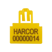 Harcor Themis® Seal, Yellow, 1,000 Pieces/Pack Pack