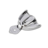 H&W Algilock Dental Impression Tray, Unperforated, No. BS-2A, Upper, Large, Stainless Steel, Each Each