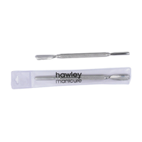 Hawley Cuticle Pusher, 2 Sided Spoon, Dual Purpose, Stainless Steel Each