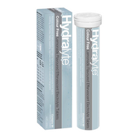 Hydralyte Effervescent Electrolyte Tablets, Colour Free Lemonade Flavour, 20 Tablets/Box Box