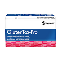 Hygiena Gluten Tox Pro, Contains G12 Antibody, Adjustable sensitivity from 5 ppm up to 40 ppm, 25 Strips/Pack