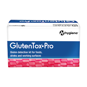 Hygiena Gluten Tox Pro, Contains G12 Antibody, Adjustable sensitivity from 5 ppm up to 40 ppm, 25 Strips/Pack