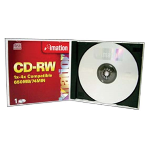 Rewritable CD, 700mb, 80min, Slim Case, Each Each