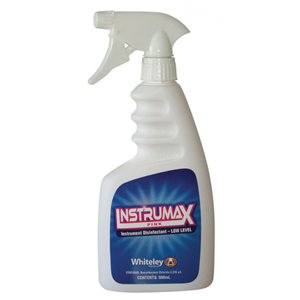 Out of Date, Instrumax Pink Low Level Instrument Disinfectant, 500ml, Each, Original Unopened Condition, Price Discounted, While Stocks last Each