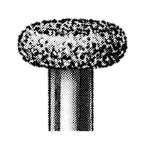 Intensiv 10A Diamond Burs, Wheel, ISO 68524 #34, Friction Grip, Medium, Each Each