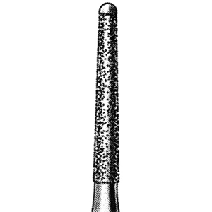 Intensiv 19L Diamond Burs, Domed Taper Fissure, ISO 220524 #17, Friction Grip, Medium, Each Each