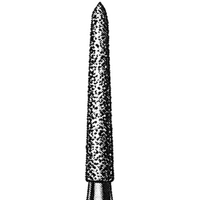 Intensiv 0101 Diamond Burs, Truncated Conical with Ogival End, ISO299524 #14, Friction Grip, Medium, Each Each