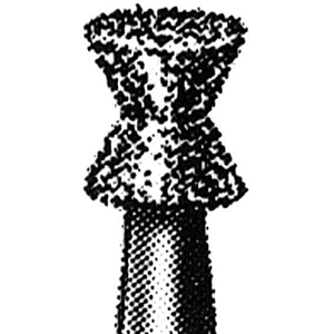 Intensiv 303S Diamond Burs, Squat Double Cone, ISO 32524 #16, Friction Grip, Medium, Each Each