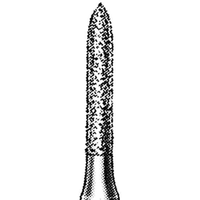 Intensiv 306GS Diamond Burs, Bullet, ISO 288514 #10, Friction Grip, Fine, Each Each