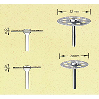 Intensiv 374 Diamond Discs Perfoflex , One Sided, 20 x 20mm, Each Each